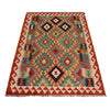 Hand Knotted Flatweave Kilim 3' 4" x 4' 11" ft / 101 x 150 cm - No. P35720