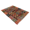 Hand Made Afghan Kilim 3' 5" x 4' 10" ft / 104 x 147 cm - No. P35722