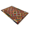 Multi Color ful Flat-Weave Wool Kilim 3' 3" x 5' 0" ft / 100 x 152 cm - No. P35723