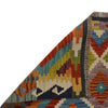 Multi Color ful Flat-Weave Wool Kilim 3' 3" x 5' 0" ft / 100 x 152 cm - No. P35723