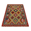 Handmade Vegetable Kilim 3' 3" x 4' 9" ft / 100 x 145 cm - No. P35724