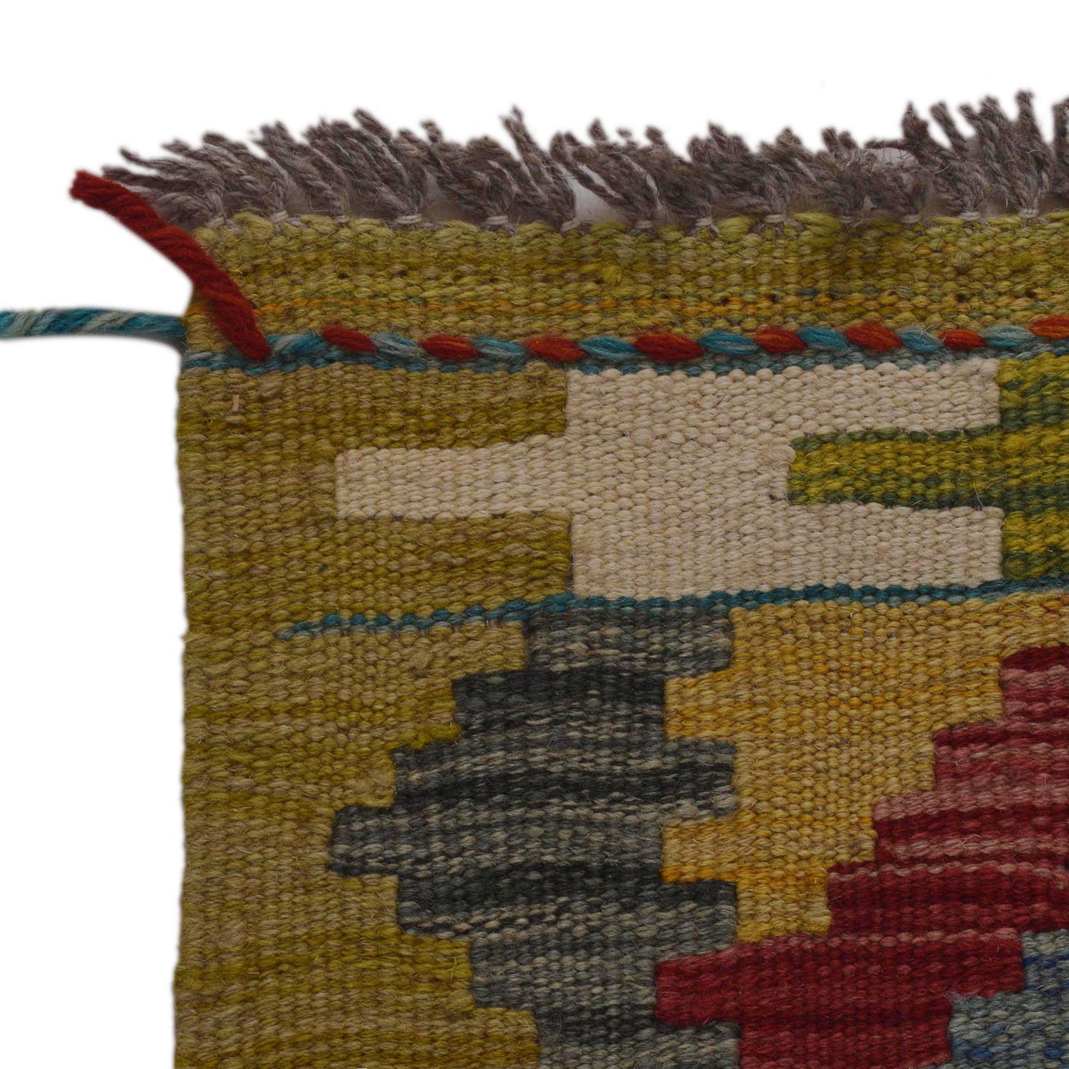 Handmade Vegetable Kelim 3' 4" x 4' 11" ft / 101 x 150 cm - No. P35725