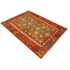 Hand Woven Wool Kelim 3' 4" x 4' 9" ft / 102 x 146 cm - No. P35727