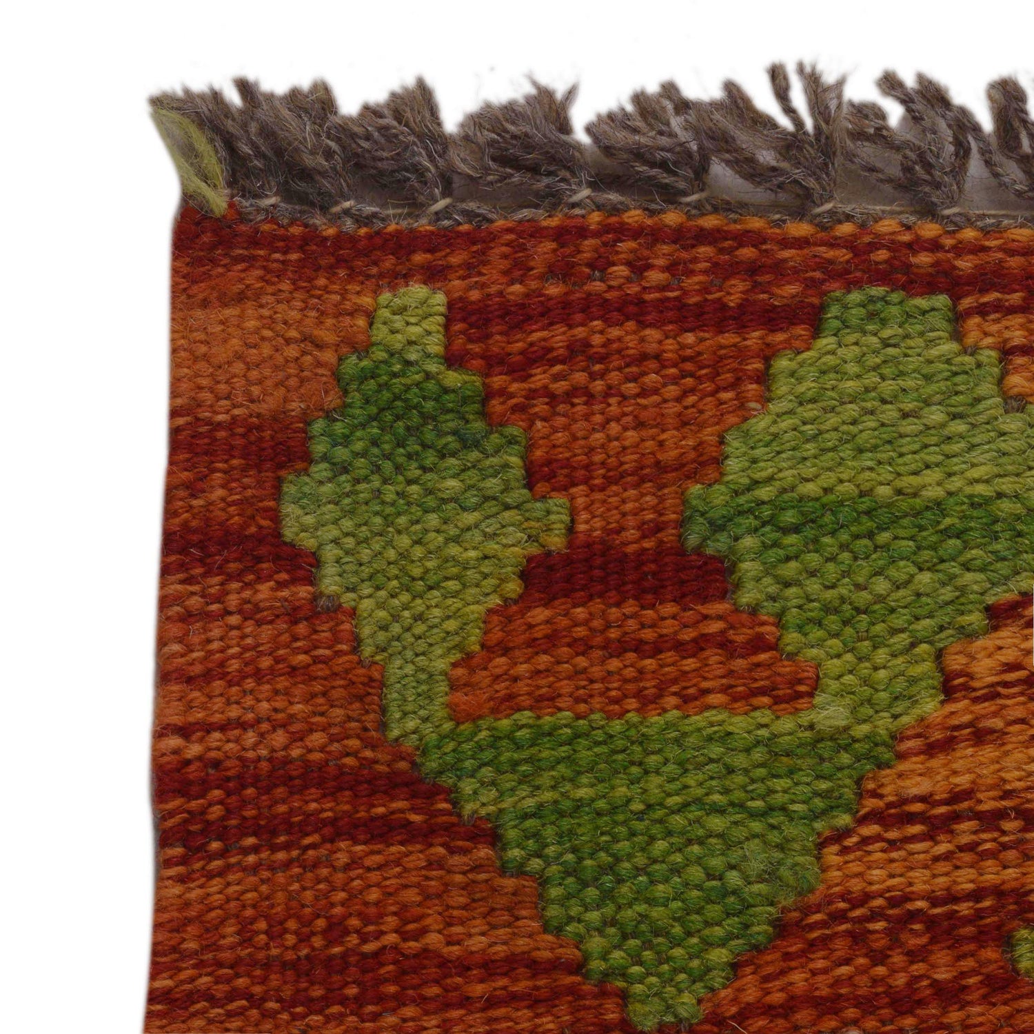 Hand Woven Wool Kelim 3' 4" x 4' 9" ft / 102 x 146 cm - No. P35727