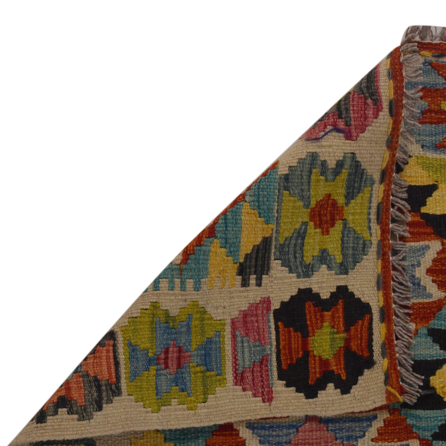 Small Size Chobi Kilim 3' 3" x 4' 10" ft / 99 x 147 cm - No. P35729