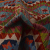 Handmade Afghan Vegetable Kilim 3' 3" x 4' 10" ft / 99 x 147 cm - No. P35731