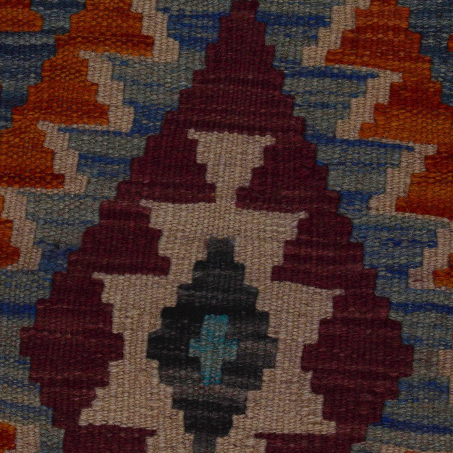 Handmade Vegetable Kilim 3' 6" x 4' 9" ft / 106 x 144 cm - No. P35734