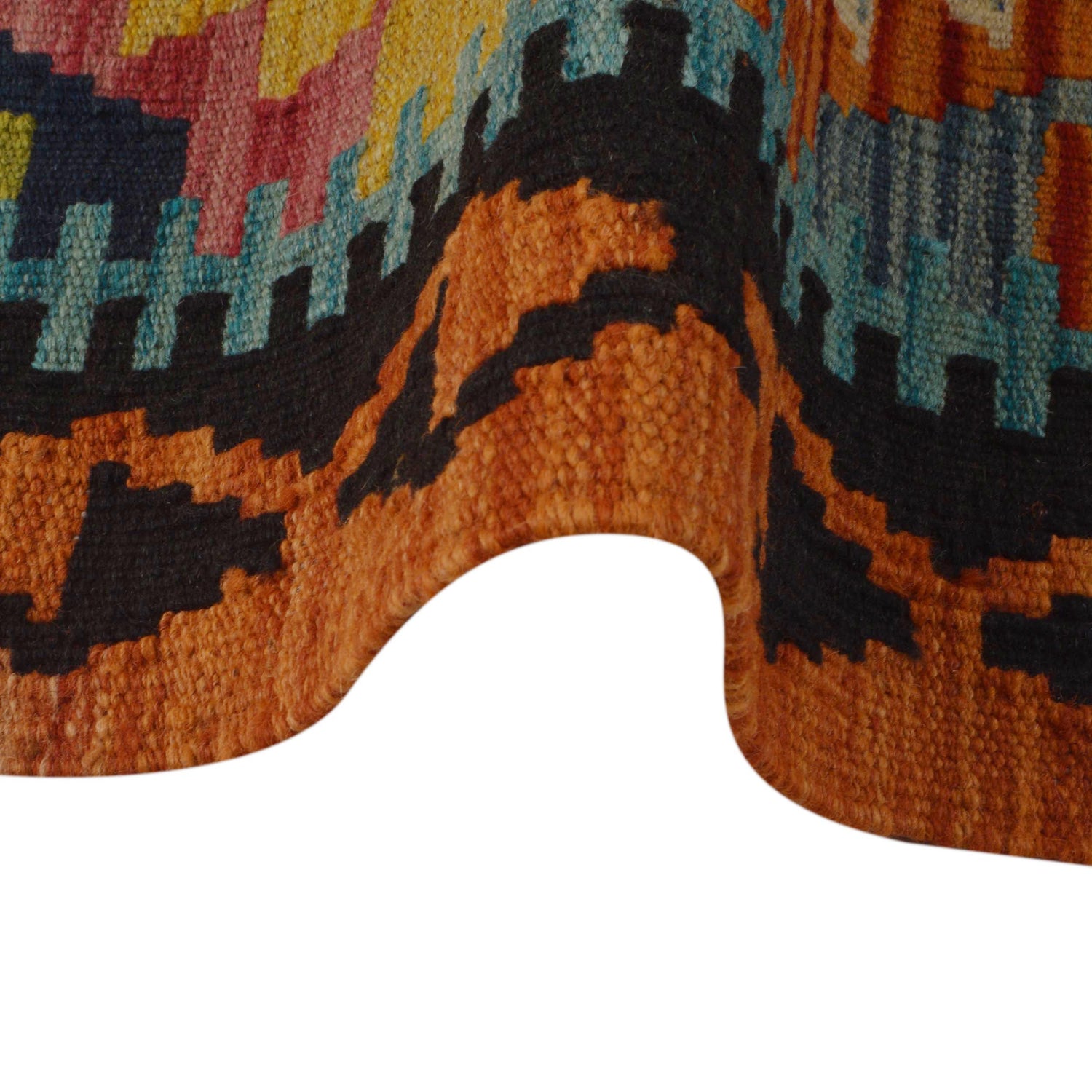 Handmade Vegetable Kilim 3' 6" x 4' 9" ft / 106 x 144 cm - No. P35734