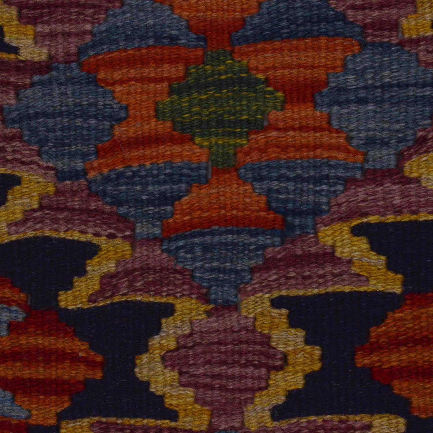 Handmade Vegetable Kelim 3' 3" x 4' 11" ft / 99 x 150 cm - No. P35735