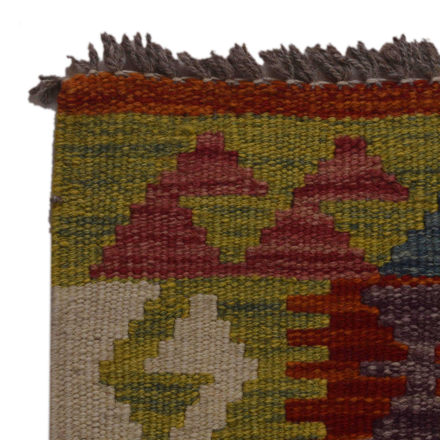 Handmade Turkish Design Wool Kilim 3' 5" x 5' 1" ft / 104 x 154 cm - No. P35738