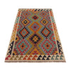 Handmade Afghan Vegetable Kilim 3' 3" x 5' 4" ft / 100 x 162 cm - No. P35741