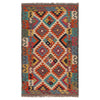 Hand Made Afghan Kilim 3' 3" x 5' 2" ft / 98 x 158 cm - No. P35742