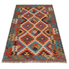 Hand Made Afghan Kilim 3' 3" x 5' 2" ft / 98 x 158 cm - No. P35742