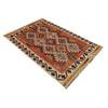 Hand Knotted Afghan Style Kilim 3' 3" x 5' 1" ft / 99 x 156 cm - No. P35746