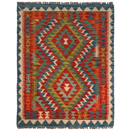 Small Size Chobi Kilim 3' 1" x 4' 2" ft / 95 x 127 cm - No. P35754