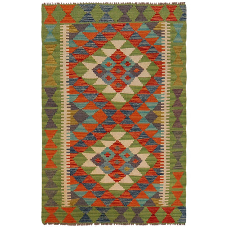 Small Size Chobi Kilim 2' 8" x 4' 1" ft / 82 x 125 cm - No. P35764
