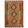 Hand Knotted Flatweave Kilim 2' 10" x 4' 2" ft / 87 x 127 cm - No. P35765