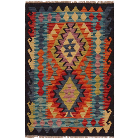 Small Size Chobi Kilim 2' 8" x 4' 0" ft / 81 x 122 cm - No. P35848
