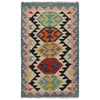 Hand Knotted Flatweave Kilim 2' 7" x 4' 3" ft / 79 x 130 cm - No. P35849