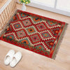 Handmade Vegetable Kilim 2' 2" x 3' 3" ft / 66 x 100 cm - No. P35963