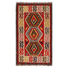 Hand Woven Wool Kelim 2' 0" x 3' 5" ft / 60 x 105 cm - No. P35966