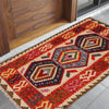 Multi Color ful Flat-Weave Wool Kilim 2' 0" x 3' 6" ft / 60 x 107 cm - No. P35972