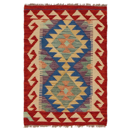 Small Size Chobi Kilim 2' 0" x 2' 11" ft / 60 x 88 cm - No. P36006