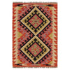 Handmade Vegetable Kilim 2' 1" x 3' 1" ft / 64 x 93 cm - No. P36029