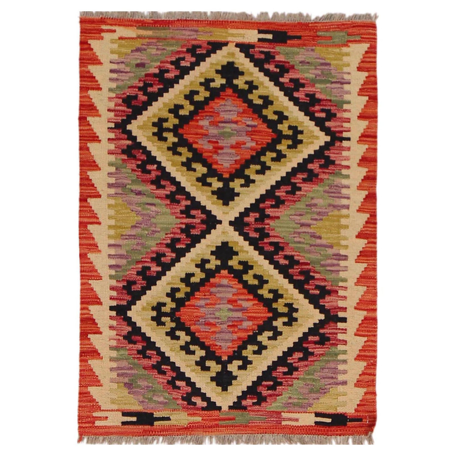Small Size Chobi Kilim 2' 2" x 3' 0" ft / 65 x 92 cm - No. P36039