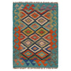 Hand Made Afghan Kilim 2' 0" x 2' 10" ft / 61 x 86 cm - No. P36057