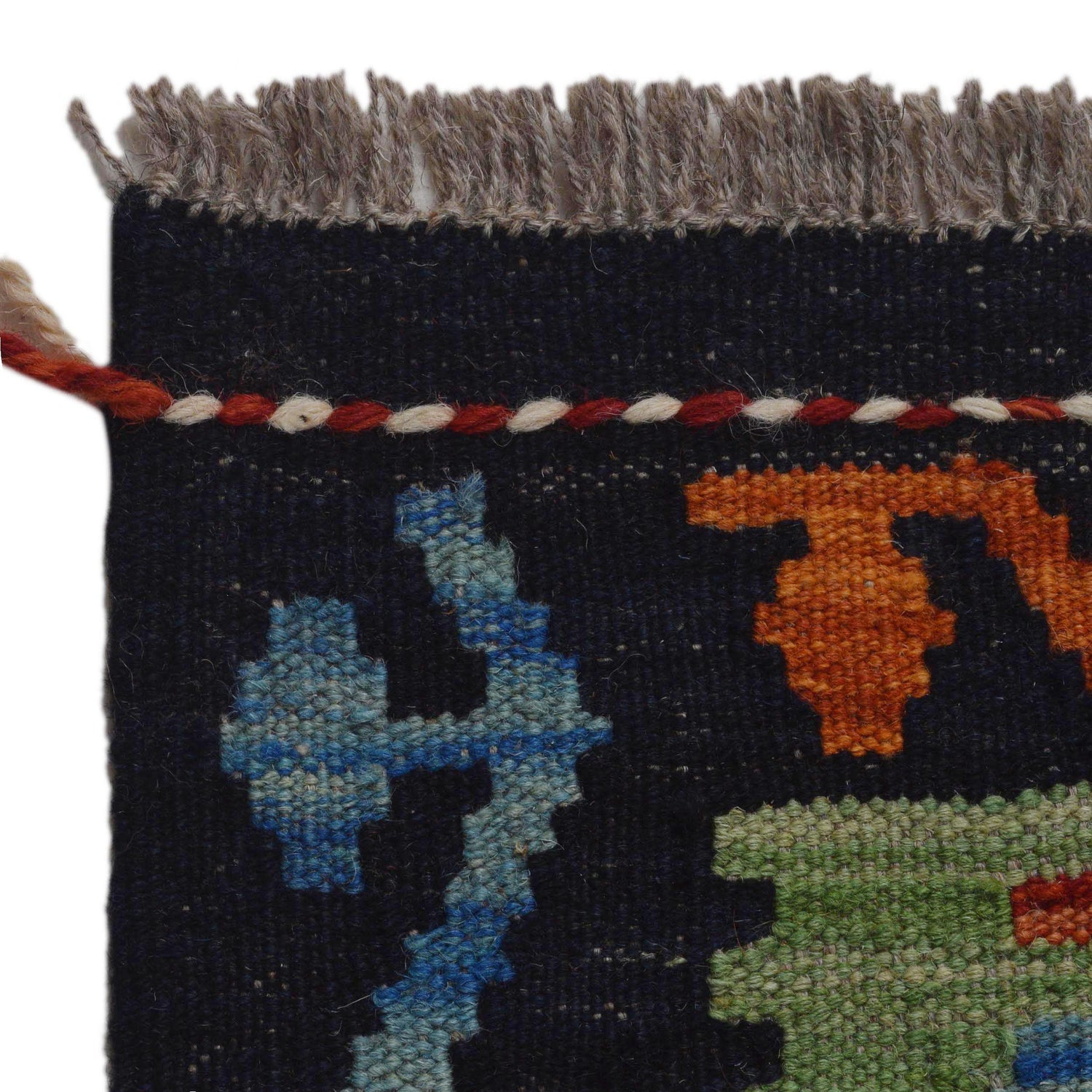 Handmade Vegetable Kelim 6' 1" x 8' 5" ft / 185 x 256 cm - No. P36061