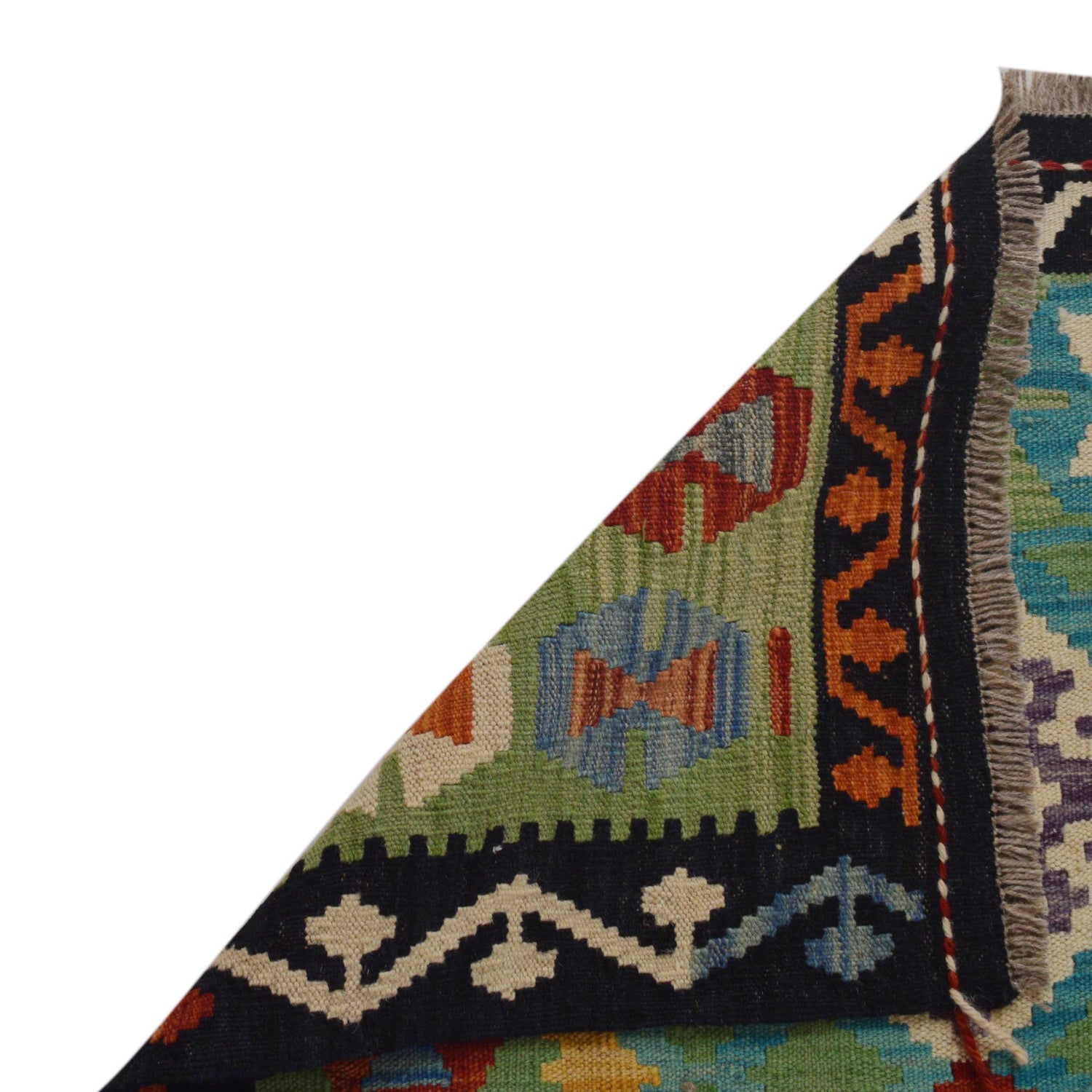 Handmade Vegetable Kelim 6' 1" x 8' 5" ft / 185 x 256 cm - No. P36061