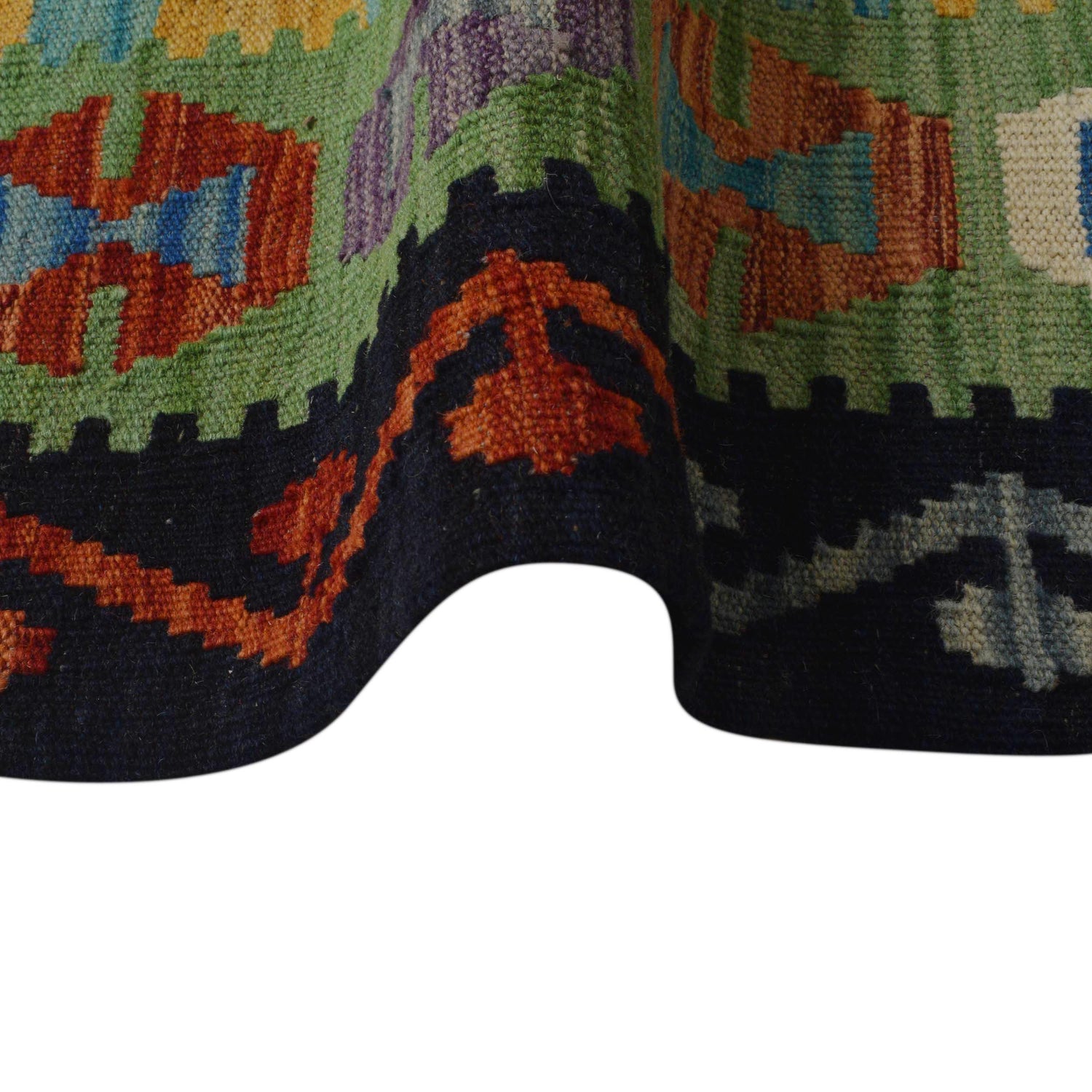 Handmade Vegetable Kelim 6' 1" x 8' 5" ft / 185 x 256 cm - No. P36061