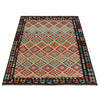 Handmade Turkish Design Wool Kilim 6' 1" x 8' 0" ft / 185 x 244 cm - No. P36065