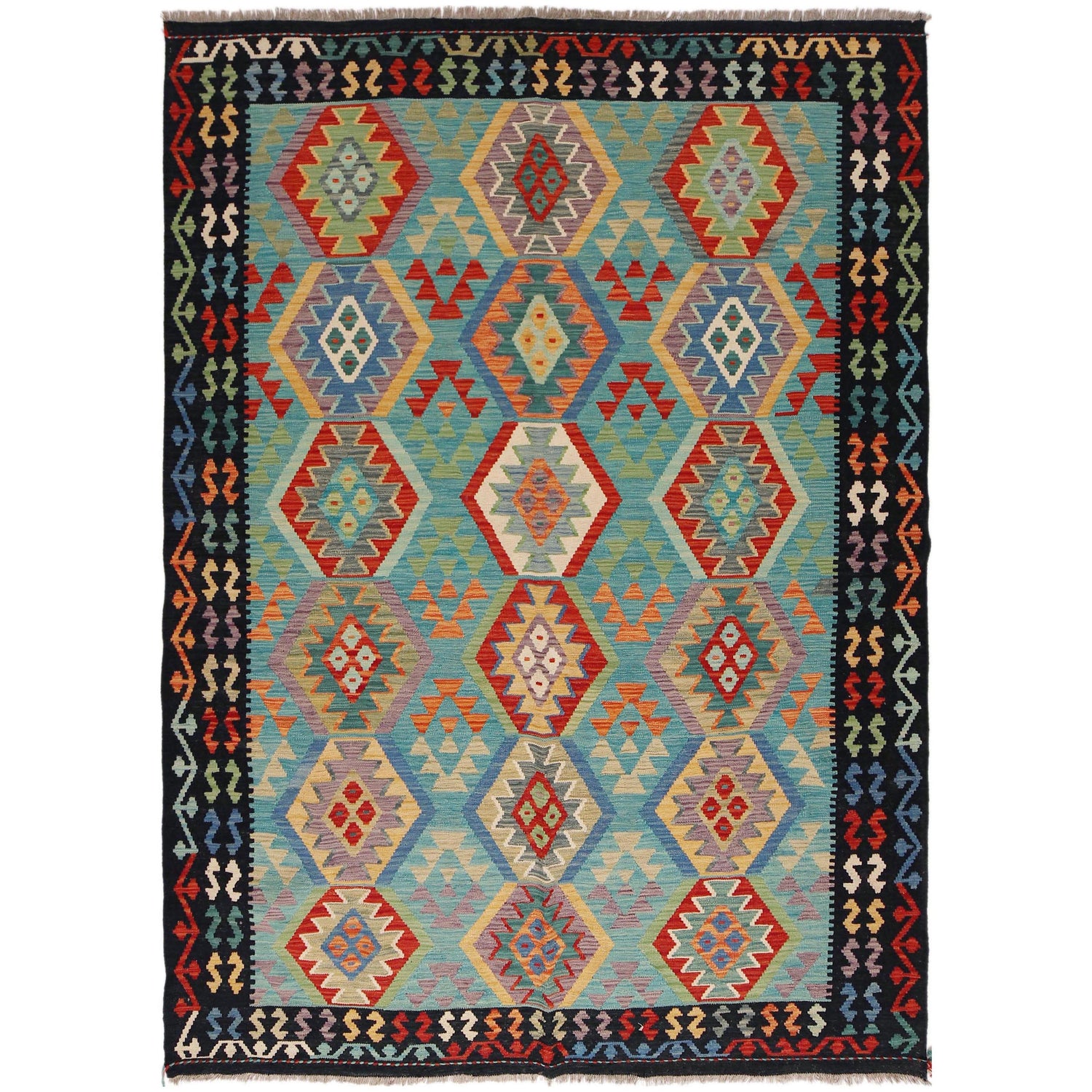 Medium Size Chobi Kilim 5' 11" x 8' 3" ft / 180 x 252 cm - No. P36066