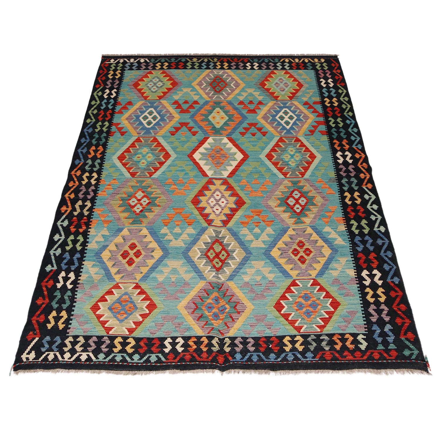Medium Size Chobi Kilim 5' 11" x 8' 3" ft / 180 x 252 cm - No. P36066