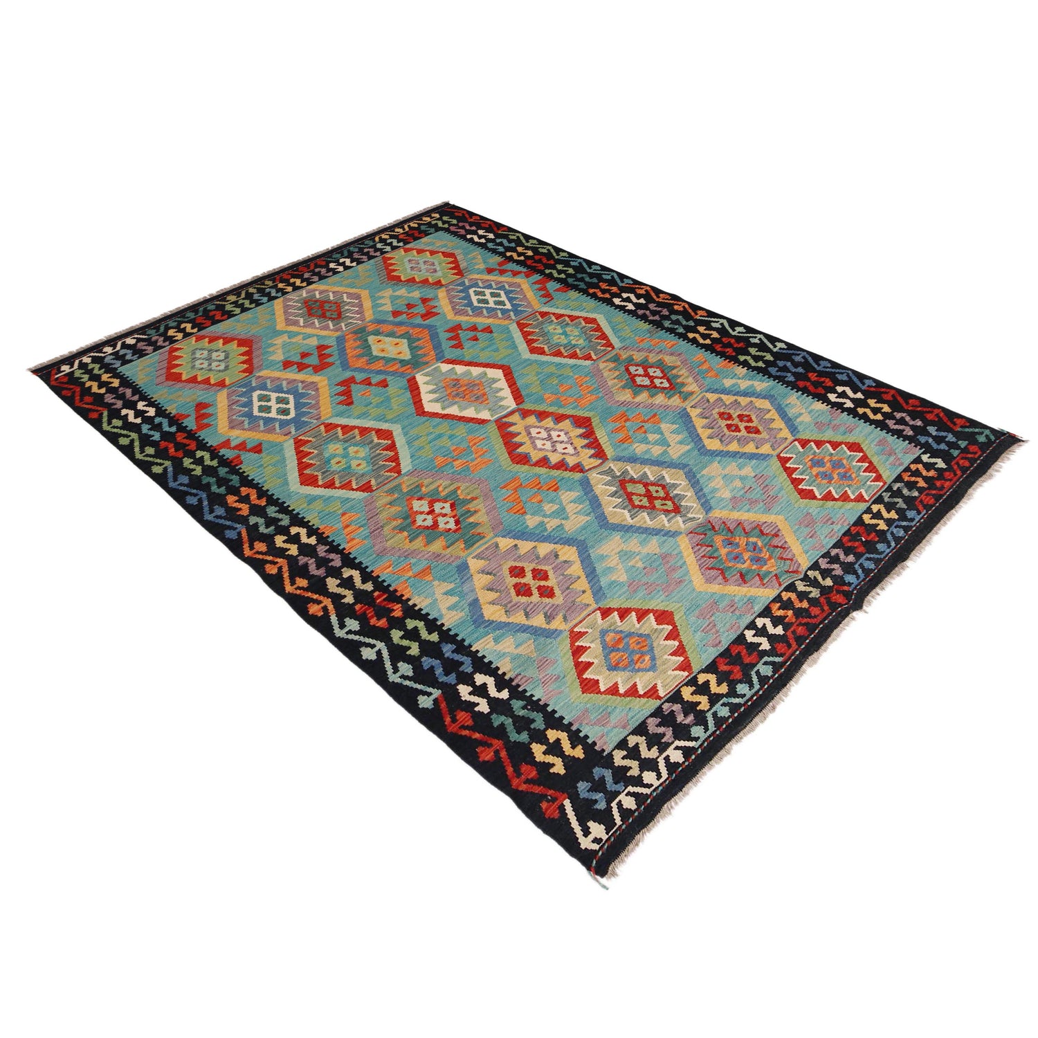 Medium Size Chobi Kilim 5' 11" x 8' 3" ft / 180 x 252 cm - No. P36066