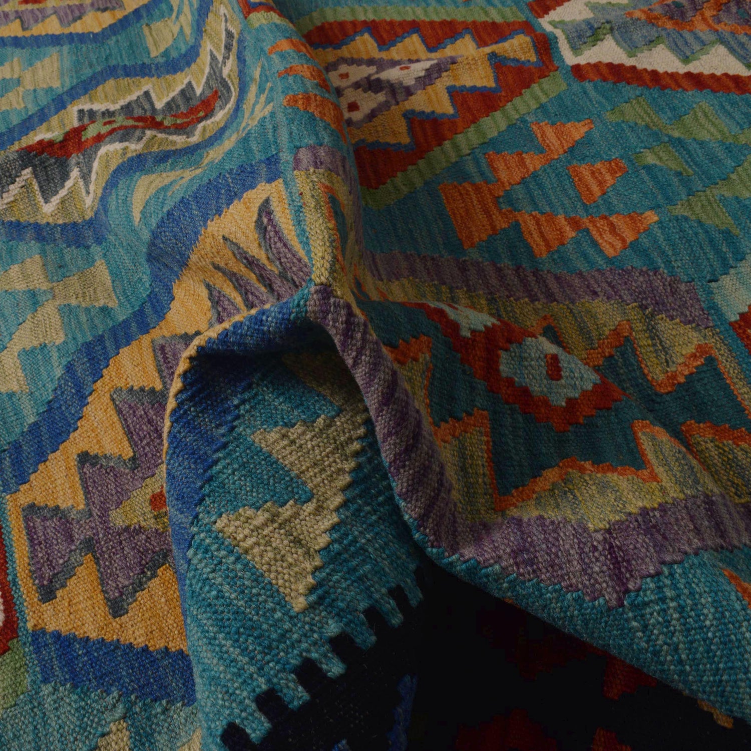 Medium Size Chobi Kilim 5' 11" x 8' 3" ft / 180 x 252 cm - No. P36066