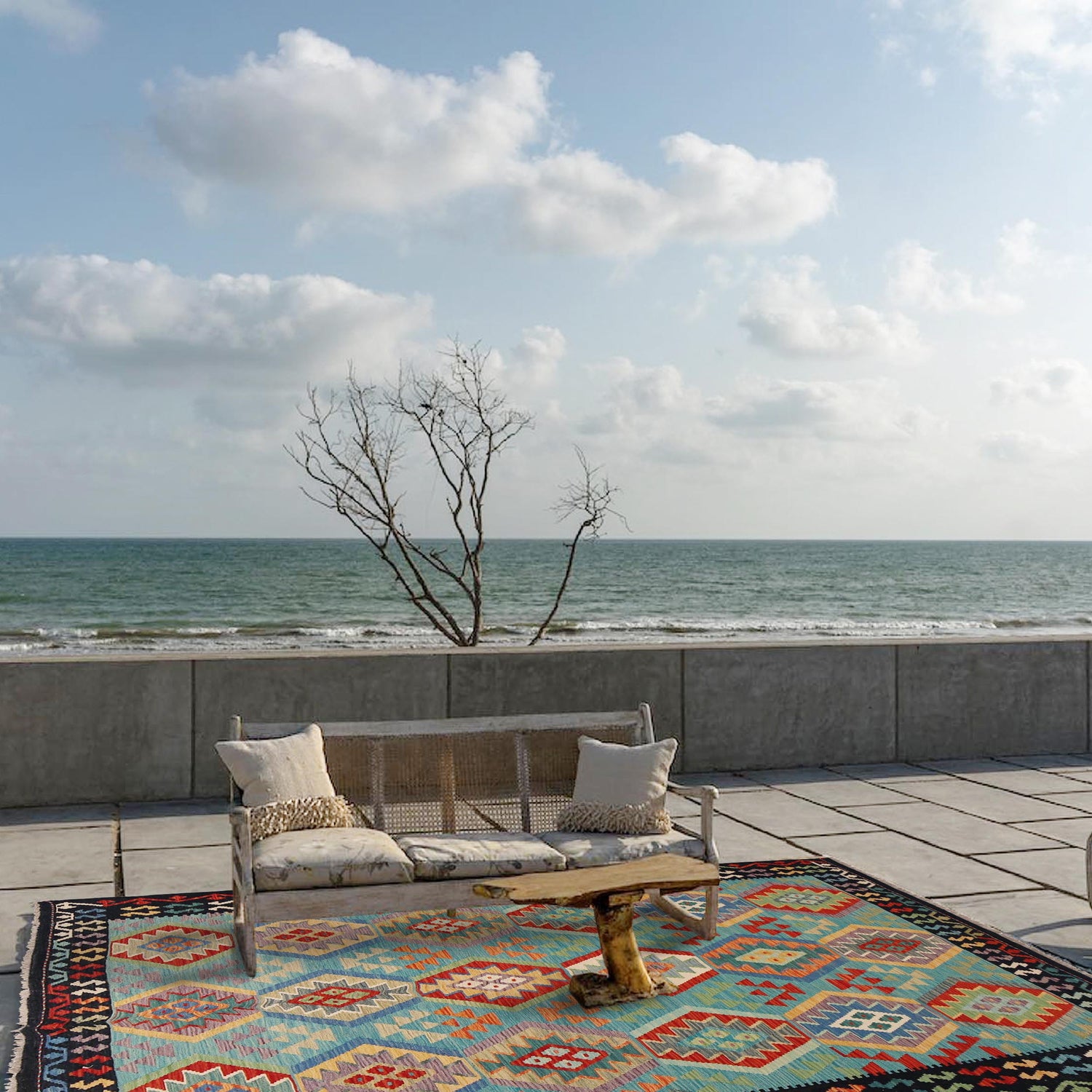 Medium Size Chobi Kilim 5' 11" x 8' 3" ft / 180 x 252 cm - No. P36066