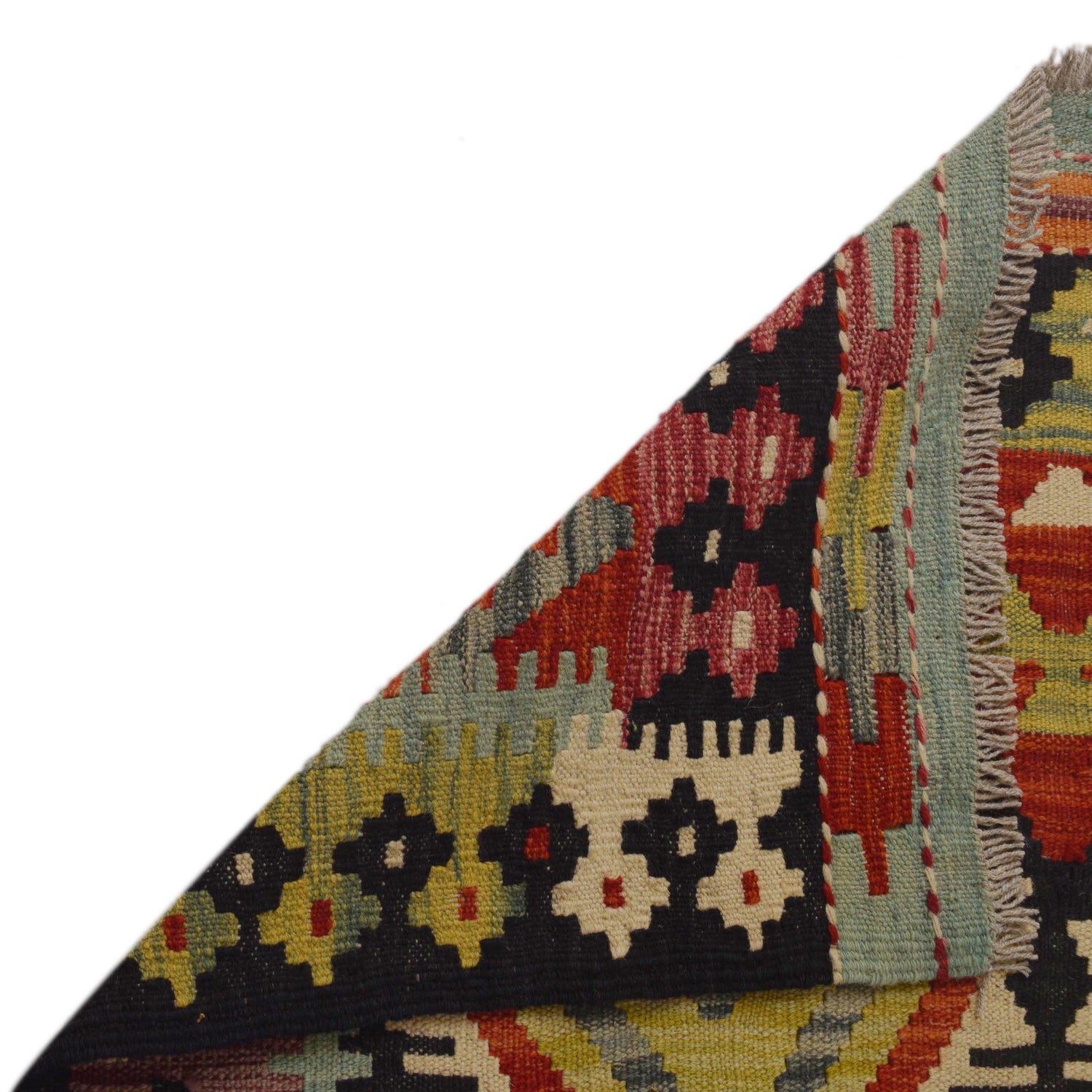Hand Knotted Flatweave Kilim 5' 7" x 7' 10" ft / 170 x 240 cm - No. P36067