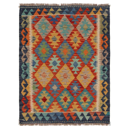 Small Size Chobi Kilim 2' 10" x 3' 9" ft / 87 x 114 cm - No. P36070