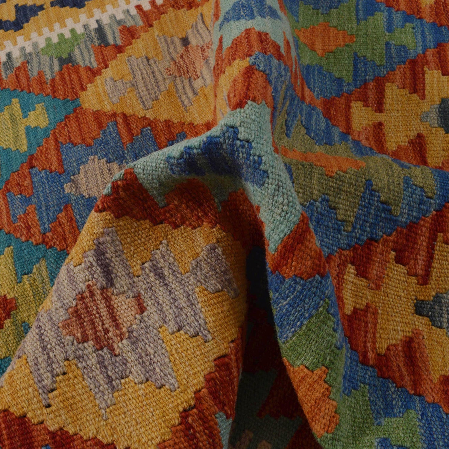 Small Size Chobi Kilim 2' 10" x 3' 9" ft / 87 x 114 cm - No. P36070