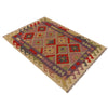 Hand Knotted Flatweave Kilim 3' 3" x 4' 10" ft / 100 x 148 cm - No. P36089