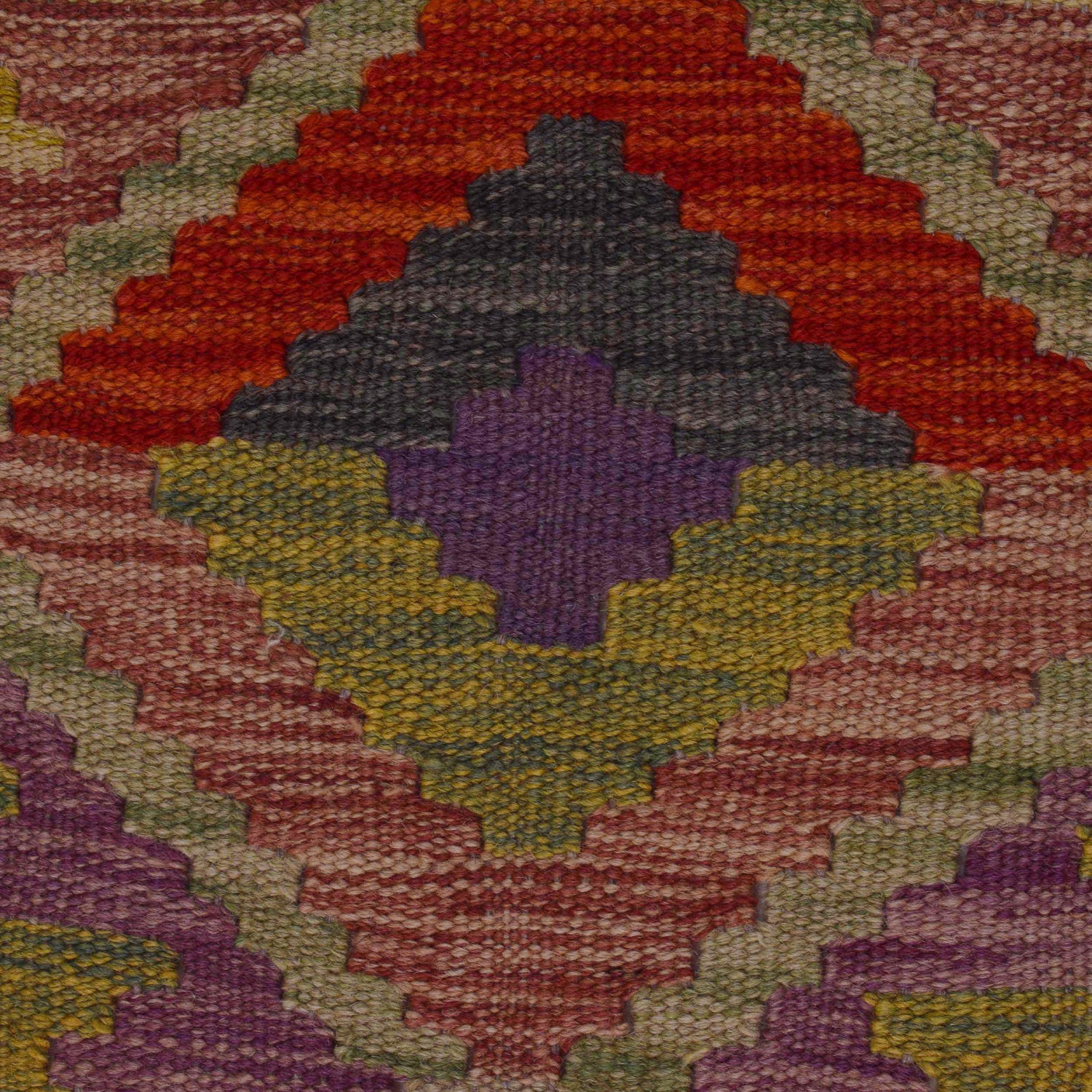 Hand Knotted Flatweave Kilim 3' 3" x 4' 10" ft / 100 x 148 cm - No. P36089