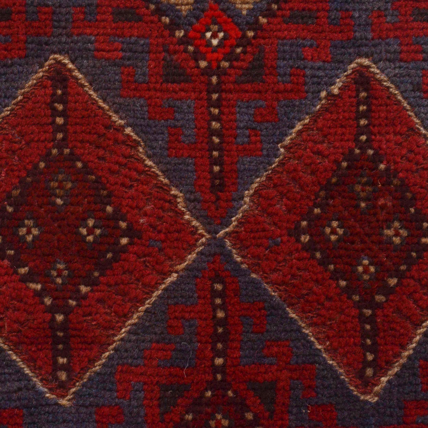 Red Color Mashwani ShortRunner 2' 1" x 8' 2" ft / 64 x 249 cm - No. P36092