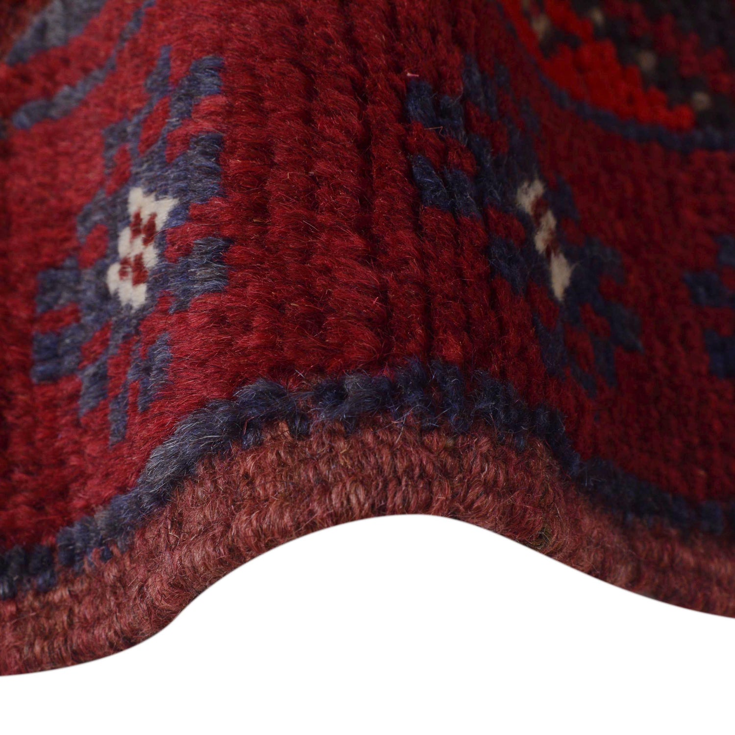 Red Color Mashwani ShortRunner 2' 1" x 8' 2" ft / 64 x 249 cm - No. P36092