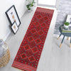 Red Color Mashwani ShortRunner 2' 1" x 8' 2" ft / 64 x 249 cm - No. P36092