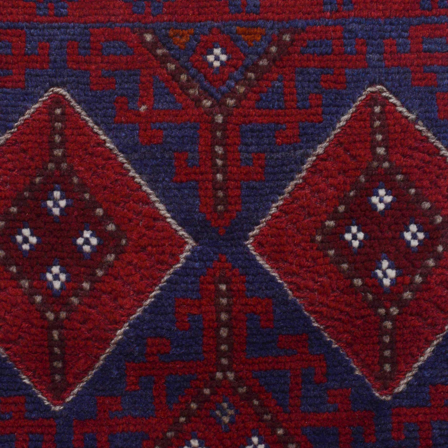 Handmade Afghan Runner Rug 2' 3" x 7' 11" ft / 69 x 241 cm - No. P36094