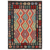 Hand Woven Wool Kelim 4' 1" x 5' 7" ft / 124 x 171 cm - No. P36122