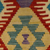 Hand Woven Wool Kelim 4' 1" x 5' 7" ft / 124 x 171 cm - No. P36122